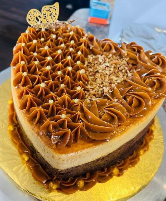 Chocoflan Corazon