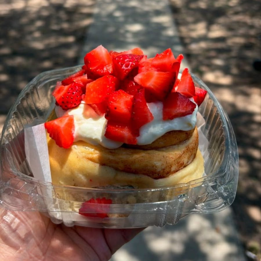 Strawberries & Cream Roll | Maria Lupita Bakery